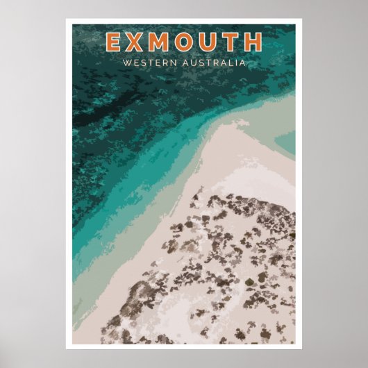 Vintage Poster - Exmouth, Western Australië (Voorkant)