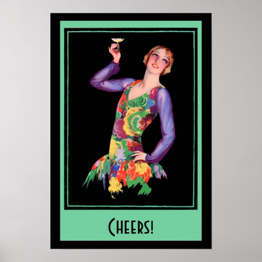 Vintage Poster - Flapper Girl 1920 (Voorkant)