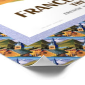 Vintage-poster, Frankrijk per trein Poster (Hoek)