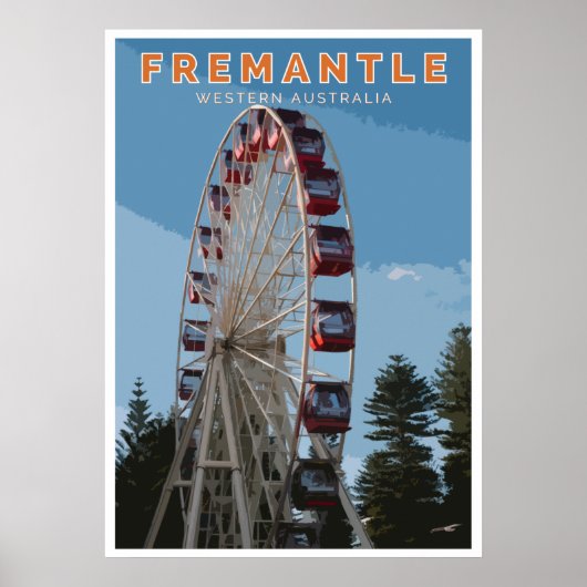 Vintage Poster - Fremantle, Western Australië (Voorkant)