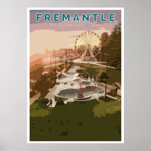 Vintage Poster - Fremantle, Western Australië (Voorkant)