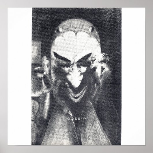 Vintage Poster Gossip (Voorkant)
