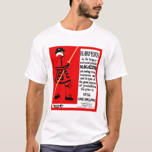Vintage Poster Harper's Magazine Beefeater T-shirt