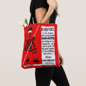 Vintage Poster Harper's Magazine Beefeater Tote Bag (Dichtbij)