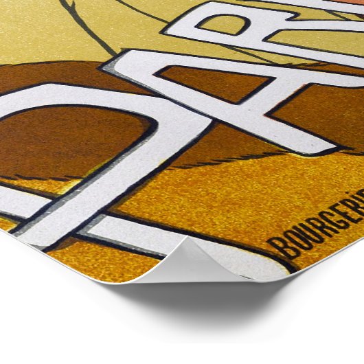 Vintage Poster Hoesje Parijs Almanach (Hoek)