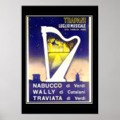 Vintage Poster Italian Opera (Voorkant)