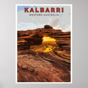 Vintage Poster - Kalbarri, Western Australië