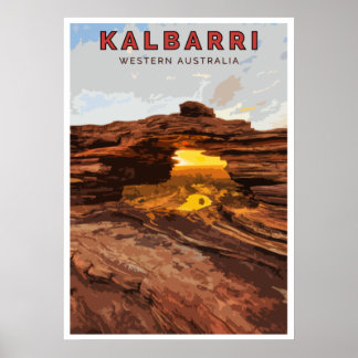 Vintage Poster - Kalbarri, Western Australië