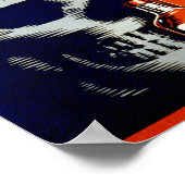 Vintage Poster - Meng niet Em - schedel - CANVAS (Hoek)