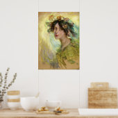Vintage poster: Morning Glories Poster (Keuken)