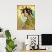 Vintage poster: Morning Glories Poster (Thuiskantoor)