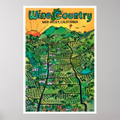 vintage-poster Napa Valley Poster (Voorkant)