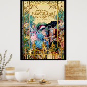 Vintage Poster New Orleans (Keuken)