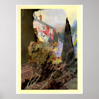 Vintage Poster Onze sentimentele tuin