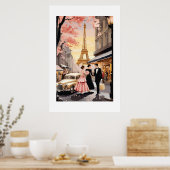 Vintage Poster Parijs (Keuken)