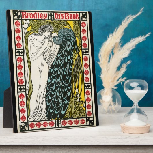 Vintage poster:Peacock:Voman Plaque Fotoplaat (Zijkant)