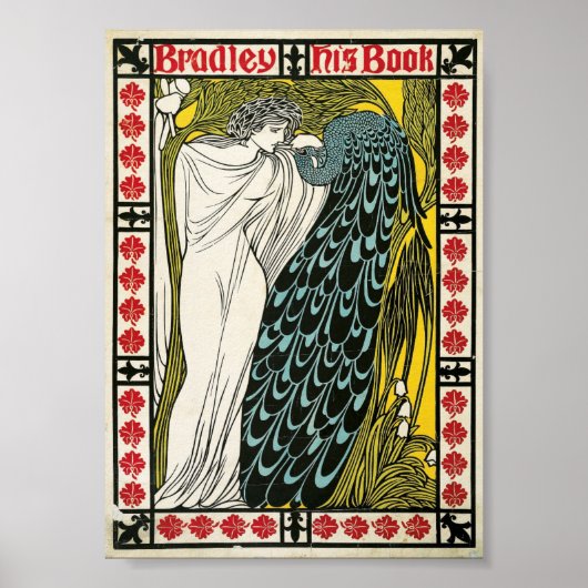 Vintage poster:Peacock:Vrouw Poster (Voorkant)