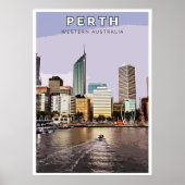 Vintage Poster - Perth, Western Australië (Voorkant)
