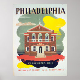 Vintage Poster Philadelphia