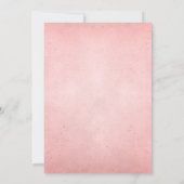 Vintage Poster Pink & Brown Save the Date (Achterkant)