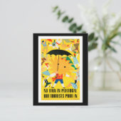 Vintage-poster - Portugal, Briefkaart (Staand voorkant)