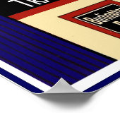 Vintage Poster Print Chicago Train (Hoek)