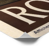 Vintage Poster Print Rome Italië (Hoek)