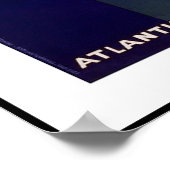 Vintage Poster Print Transatlantique Frankrijk (Hoek)