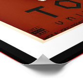 Vintage Poster Print zie Amercia Montana groot (Hoek)