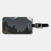 Vintage Poster Promoting reizen naar Montana. Bagagelabel (Voorkant horizontaal)