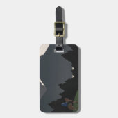 Vintage Poster Promoting reizen naar Montana. Bagagelabel (Voorkant verticaal)