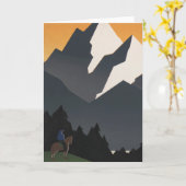 Vintage Poster Promoting reizen naar Montana. Kaart (Gele Bloem)