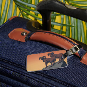 Vintage Poster Promoting reizen naar nationale par Bagagelabel