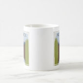 Vintage Poster Promoting reizen naar nationale par Koffiemok (Center)