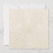 Vintage Poster Red, White & Blue Square Weddenscha Kaart (Achterkant)