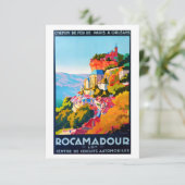 Vintage Poster - Rocamadour Kaart (Staand voorkant)
