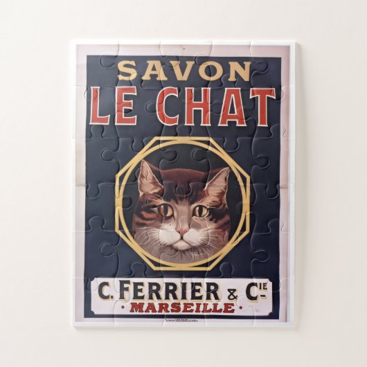 "Vintage poster Savon Le Chat" Legpuzzel (Verticaal)