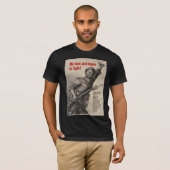 Vintage poster shirten t-shirt (Voorkant volledig)