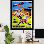 Vintage poster Soccer retro (Thuiskantoor)