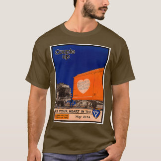 Vintage Poster spoorweg T-shirt
