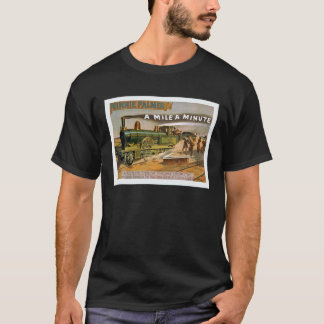 Vintage Poster Stoomtrein T Shirt