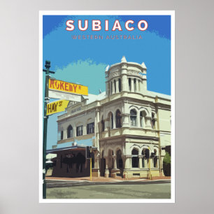 Vintage Poster - Subiaco, Perth, Western Australië