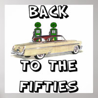 Vintage Poster terug naar de jaren vijftig1