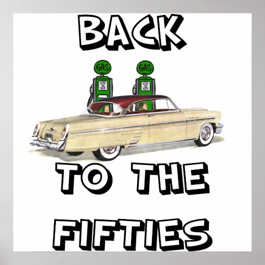 Vintage Poster terug naar de jaren vijftig1 (Voorkant)