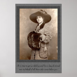 Vintage poster van eeuwige zest 18x24