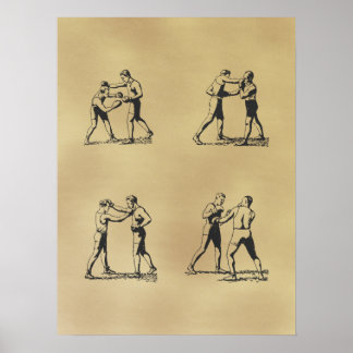 Vintage Poster voor drukcabine