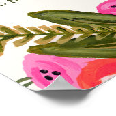 Vintage Poster voor huwelijksfeestdag (Hoek)