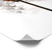 Vintage-Poster voor kerstmis Poster (Hoek)