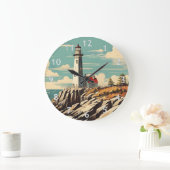 Vintage Poster Vuurtoren Grote Klok (Huis)