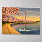 Vintage Poster, Washington DC Poster (Voorkant)